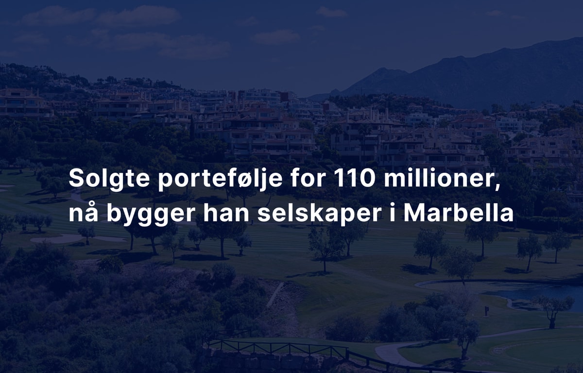 Pål Restad solgte utleieportefølje for 110 millioner